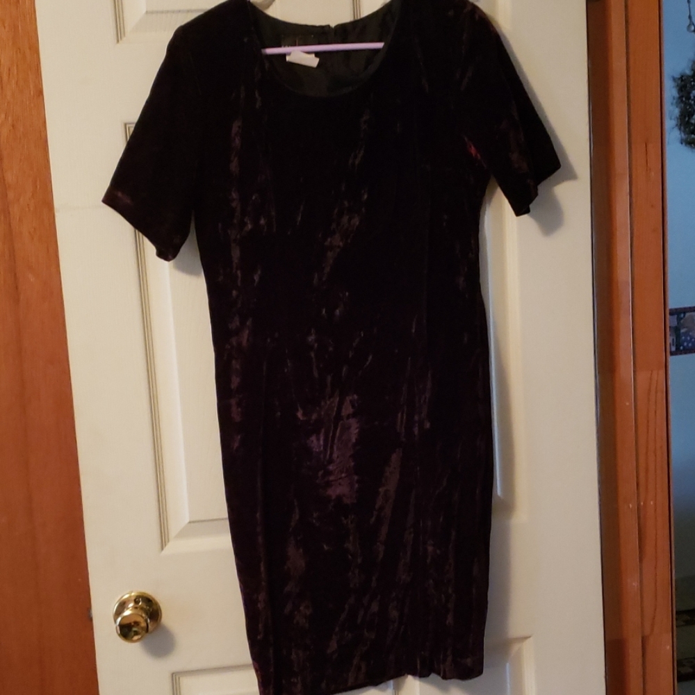 Velour dress